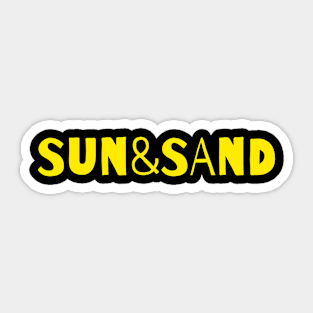 Sun and Sand Sticker